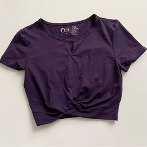 NWOT Ziya crop top in purple